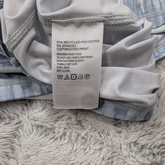 Tommy Bahama Shirt Mens L Gray Slate Tropical Tidepool Royale Polo Soft Stretch - Picture 7 of 8